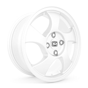6.5X15" PCD 4X100 Kormetal  KORMETAL-455 WHITE ET35 67.1 mm