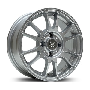 6.5X15" PCD 4X100 Tork TRK-662 ET35 Silver 73.1 mm