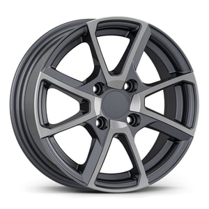 6.5X15" PCD 4X108 AGT Wheels 15040 67.10 mm Gun Metal Diamond
