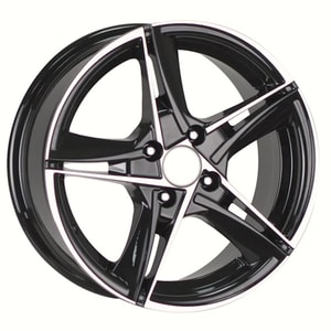 6.5X15" PCD 4X108 AGT Wheels 546 ET25 65.10 mm Hyper Black Diamond