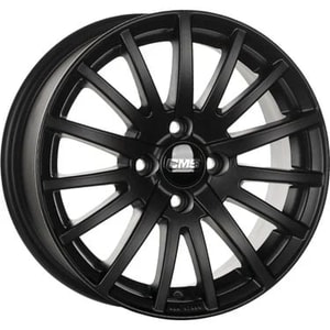 6.5X15" PCD 5X100 CMS 465 ET43 57.10 mm Complete Matt Black