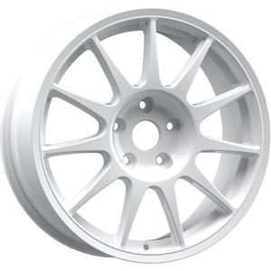 6.5X15" PCD 5X100 EMR Wheels W7590-04 73.10 mm White