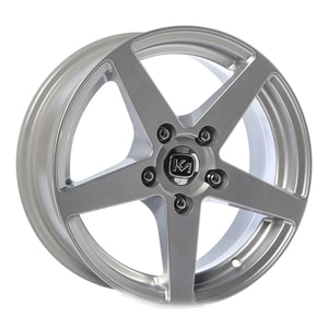 6.5X15" PCD 5X108 Kormetal  KM-435/1 SILVER ET30 67.1 mm