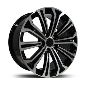 6.5X15" PCD 5X114,3 Dedika DY-605 ET39 Black Machined 60.1 mm