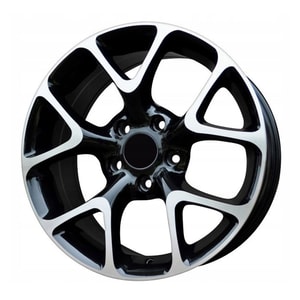 6.5X15" PCD 5X114.3 DJ Jant DJ-524 BLACK DIAMOND ET40 72.6 mm