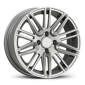 6.5X15" PCD4X100 AGT Wheels 15A01 ET73.1 Full Silver 73.1 mm