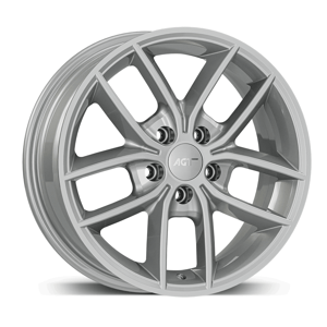 6.5X16" PCD 4X100 AGT Wheels 16255 ET38 Full Silver 67.10 mm