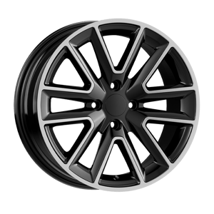 6.5X16" PCD 4X100 AGT Wheels 16274 ET37 67.10 mm Gloss Black Diamond