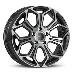 6.5X16" PCD 5X108 AGT Wheels 16263 63.40 mm Titan Diamond