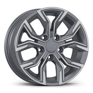 6.5X16" PCD 5X114 AGT Wheels 16158 ET40 67.10 mm Gun Metal Diamond