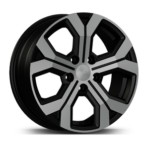 6.5X16" PCD 5X114 AGT Wheels 16260 Argent ET40 66.1 mm MATT Black Diamond