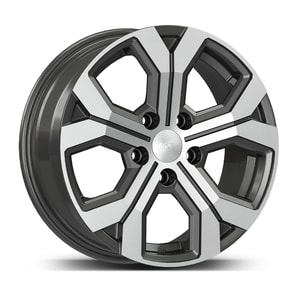 6.5X16" PCD 5X114 AGT Wheels 16260 Argent ET40 66.1 mm Titan Diamond