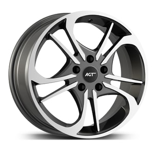 6.5X17" PCD 5X114 AGT Wheels 17253  ET50 67.10 mm TITAN DIAMOND