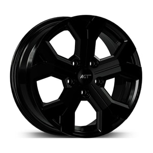 6.5X17" PCD 5X114 AGT Wheels 17260 ET40 66.10 mm Santorini Black