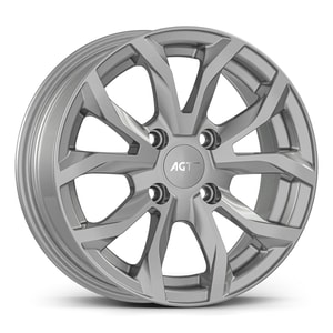 7.0X16" PCD 4X100 AGT Wheels 634  ET35 67.10 mm SILVER DIAMOND