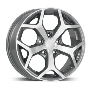 7.0X16" PCD 4X108 AGT Wheels 619  ET38 63.40 mm Gun Metal Diamond