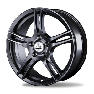 7.0X16" PCD 5X100 CMS 352 ET41 57.10 mm Complete Matt Black