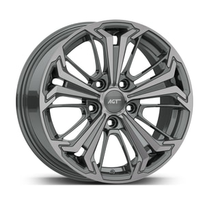 7.0X16" PCD 5X108 AGT Wheels 16267 ET45 67.1 mm Titan Diamond