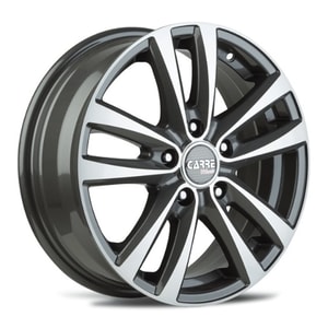 7.0X16" PCD 5X112 Carre  CARRE-639 BLACK DIAMOND ET35 66.6 mm