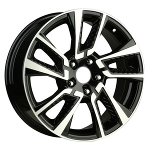 7.0X16" PCD 5X114 AGT Wheels 16077 ET35 67.10 mm Silver Black Diamond