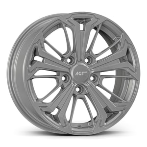 7.0X16" PCD 5X114 AGT Wheels 16267 ET40 67.10 mm Silver Diamond