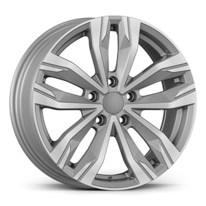 7.0X17" PCD 4X100 AGT Wheels 17276 ET37 67.10 mm  Silver Diamond