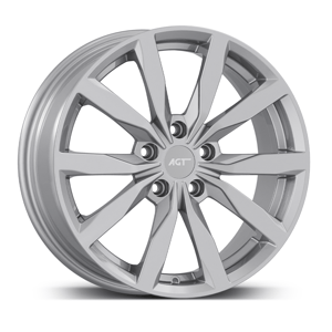 7.0X17" PCD 5X112 AGT Wheels 17261 ET40 57.10 mm Full Silver