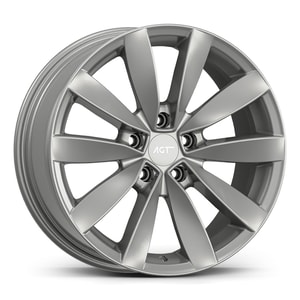 7.5X17" PCD 5X112 AGT Wheels 17271 ET35 57.10 mm Full Silver