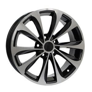 7.0X17" PCD 5X114 AGT Wheels 731-2  ET40 67.10 mm Black Diamond