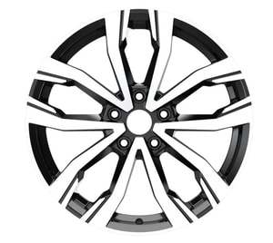 7.5X17" PCD 4X100 Sonic S1053 ET40 60.10 mm Deep Black Diamond Gloss