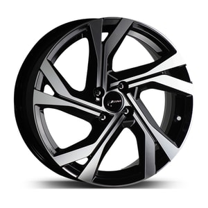 7.5X17" PCD 5X108 CMS CMS-796 ET47 Black Machined 67.1 mm