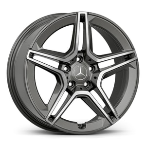 7.5X17" PCD 5X112 AGT Wheels 17273 ET49 66.60 mm Titan Diamond