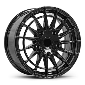 7.5X18" PCD5X160 AGT Wheels 18178 ET65.1 Gloss Black 65.1 mm