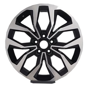 7.5X19" PCD 5X114 AGT Wheels 1202  ET40 60.10 mm Black Diamond