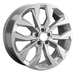 7.5X19" PCD 5X114 AGT Wheels 19206 ET44.5 Full Silver 67.10 mm