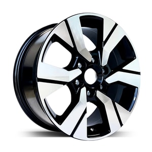 7X16" PCD 6X120 Kormetal DY1826 ET45 Black Diamond 74.60 mm