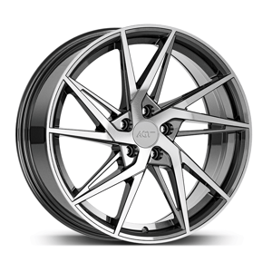 8.0X18" PCD 5X105 AGT Wheels 18259 Fer-R02 ET35 77.20 mm Hyper Black