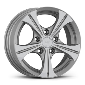 8.0X18" PCD 5X112 AGT Wheels 01947 72.60 mm Silver Diamond