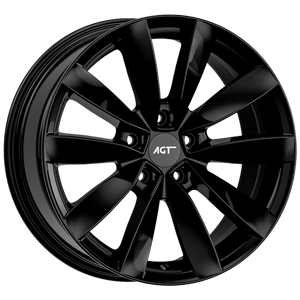 8.0X18" PCD 5X112 AGT Wheels 18271 ET42 67.10 mm Gloss Black