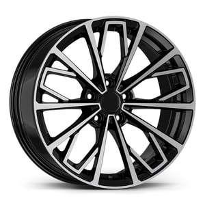 8.0X18" PCD 5X112 AGT Wheels 18289 ET35 66.50 mm Gloss Black Diamond
