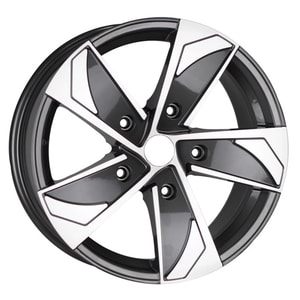 8.0X18" PCD 5X114 AGT Wheels 18096  ET40 72.6 mm MATT BLACK DIAMOND