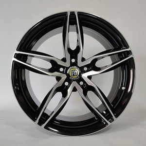 8.0X18" PCD 5X120 AGT Wheels 18105  ET40 72.60 mm Gloss Black