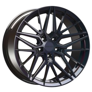 8.0X18" PCD 5X120 Arceo Wheels  18193 BLACK SEVILLA ET35 72.6 mm