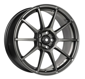 8.0X18" PCD 5X120 Sonic S1042 ET33 72.60 mm Matt Gun Metal