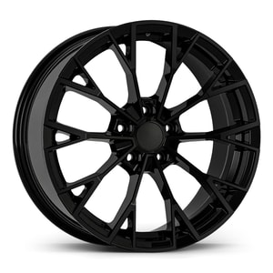 8.0X19" PCD 5X112 AGT Wheels 19283 57.10 mm Gloss Black