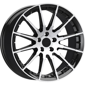 8.0X19" PCD 5X112 Arceo Wheels ARC-ASW03-16 ET40 BLACK DIAMOND 73.1 mm