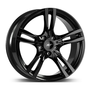 8.0X19" PCD 5X120 AGT Wheels 19187 ET35 72.60 mm Gloss Black