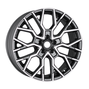 8.0X20" PCD 5X120 Velare 20118 ET45 65.10 mm Santorini Black Diamond