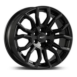 8.5X18" PCD 6X130 AGT Wheels 18045 ET45 Gloss Black 84.10 mm