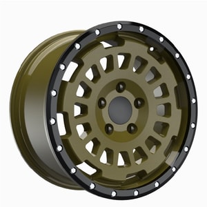 8.5X18" PCD5X118 AGT Wheels 18192 ET71.1 Matt Black 71.1 mm